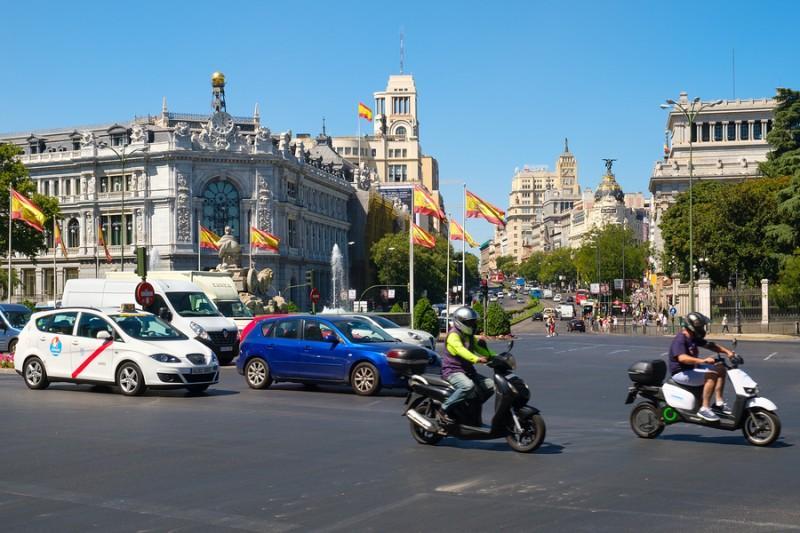 Restricciones de motos en Madrid Central