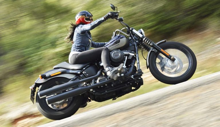 harley davidson street bob, harley style, bobber, custom biker, custom girl, american motorcycle