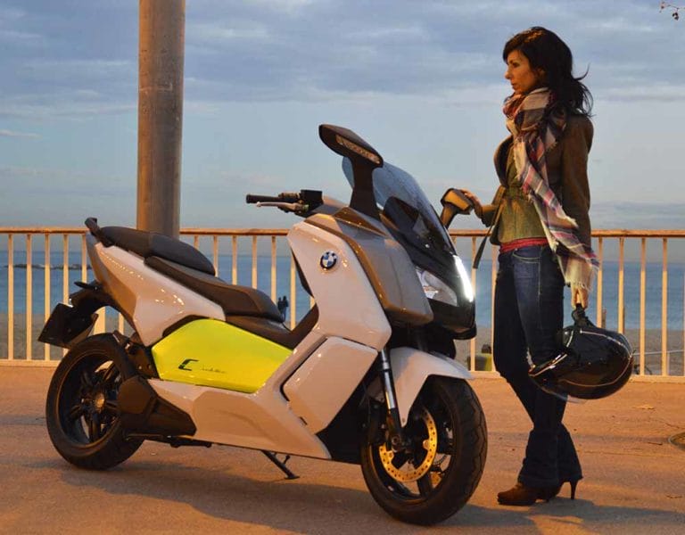moto electrica BMW C evolution, scooter electrico