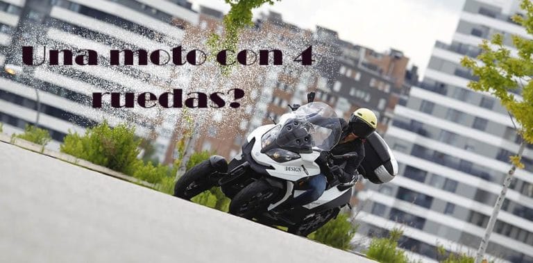 Quadro Qooder, sooter, movilidad urbana, moto con 4 ruedas, moto rara